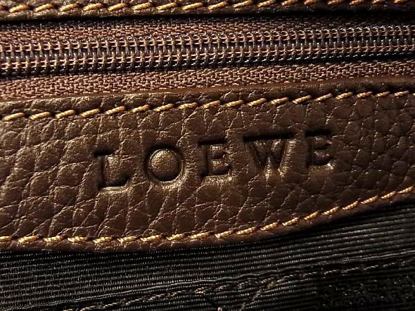 LOEWE NAPPA AIRE ANAGRAM PATTERNED EMBOSSED LEATHER HAND BAG MADE