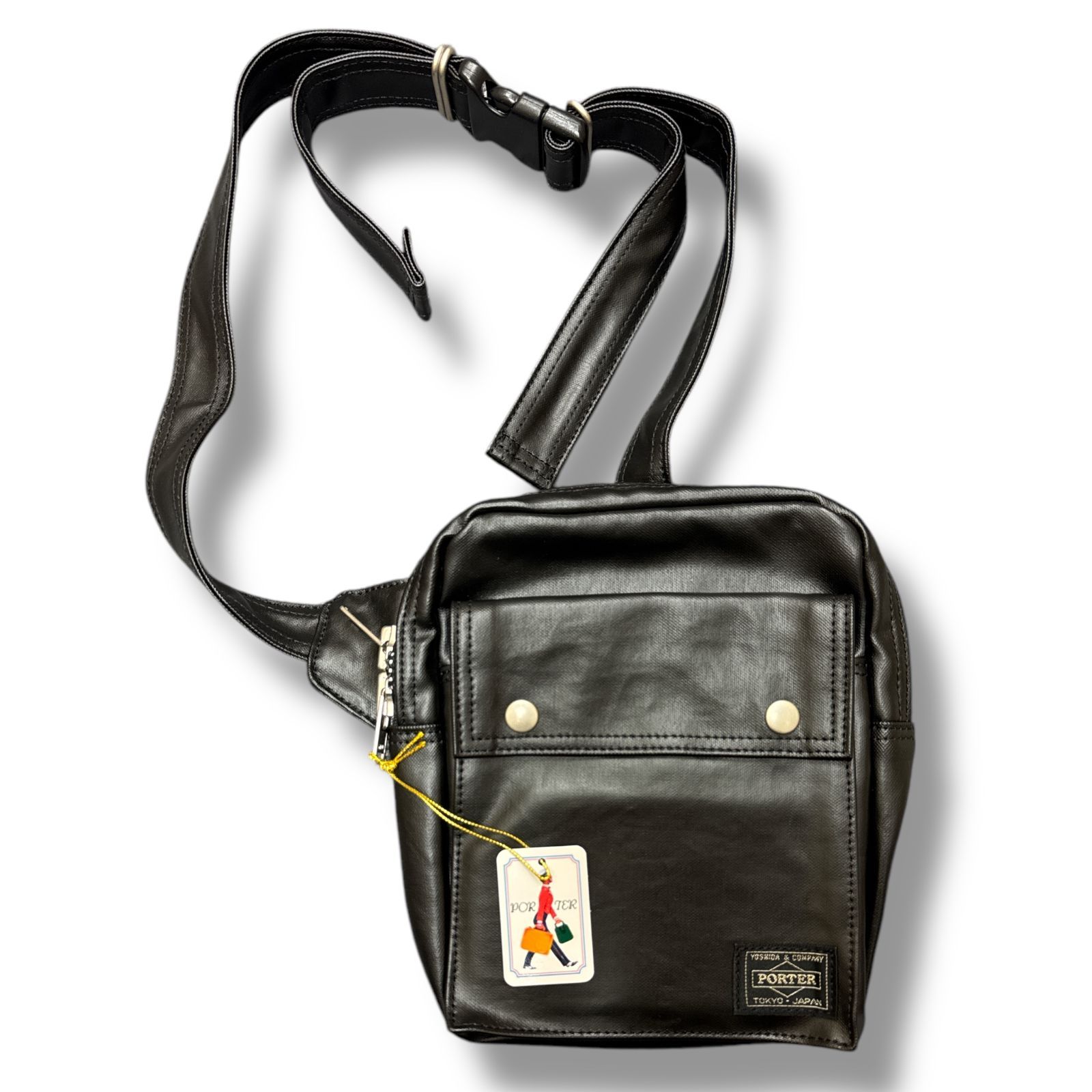 参考上代23100円 未使用品 PORTER FREE STYLE WAIST BAG ウエスト 