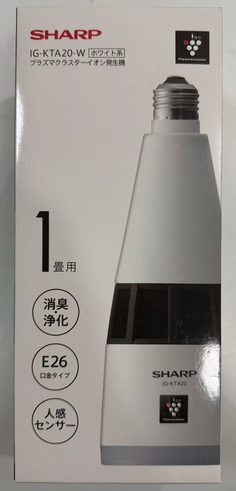 SHARP IG-KTA20-W プラズマクラスターイオン発生機 【公式通販】