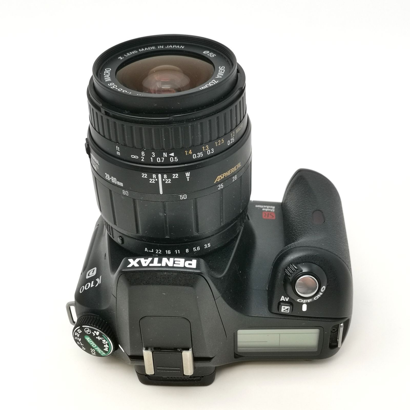ペンタックス K100D SR ブラック 一眼レフ 本体ジャンク レンズ SIGMA 