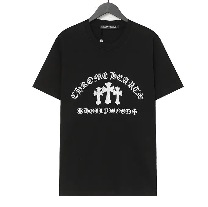 大人気 CHROME HEARTSトップス 半袖 Tシャツ 新品未使用 男女兼用 限定 ブラック M/2XL #8396