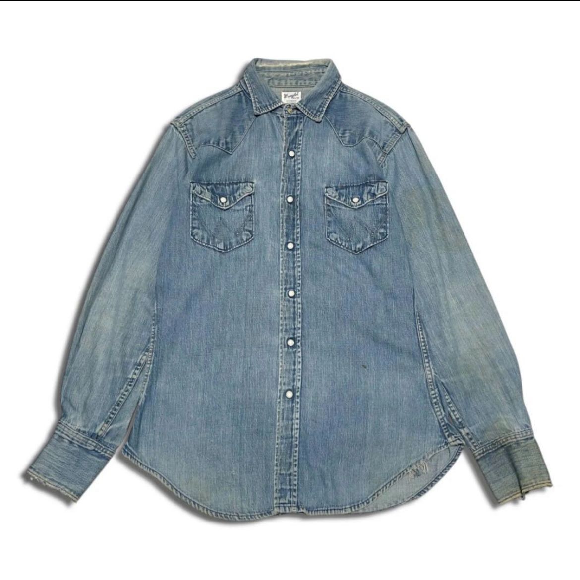 60s wrangler ラングラー デニムシャツ ヴィンテージ ジーンズ 珍