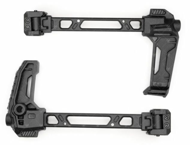 送料無料、超特価商品。 Octopus Strike Industriesタイプ デュアルフォールディングストック V1＆V2 パッド付き