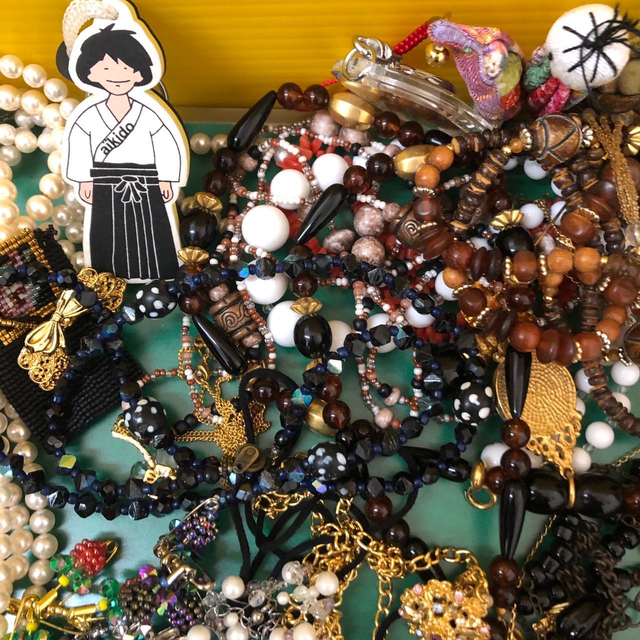 ゴールドプラチナシルバーアクセサリーまとめ売り　ネックレス　リング　ブレスレット　タイピン　真珠