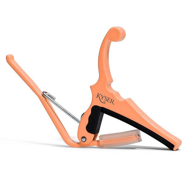 Kyser X Fender エレキギター用 Classic Color QUICK-CHANGE ELECTRIC CAPO KGEFPPA Pacific Peach〈カイザー カポ〉