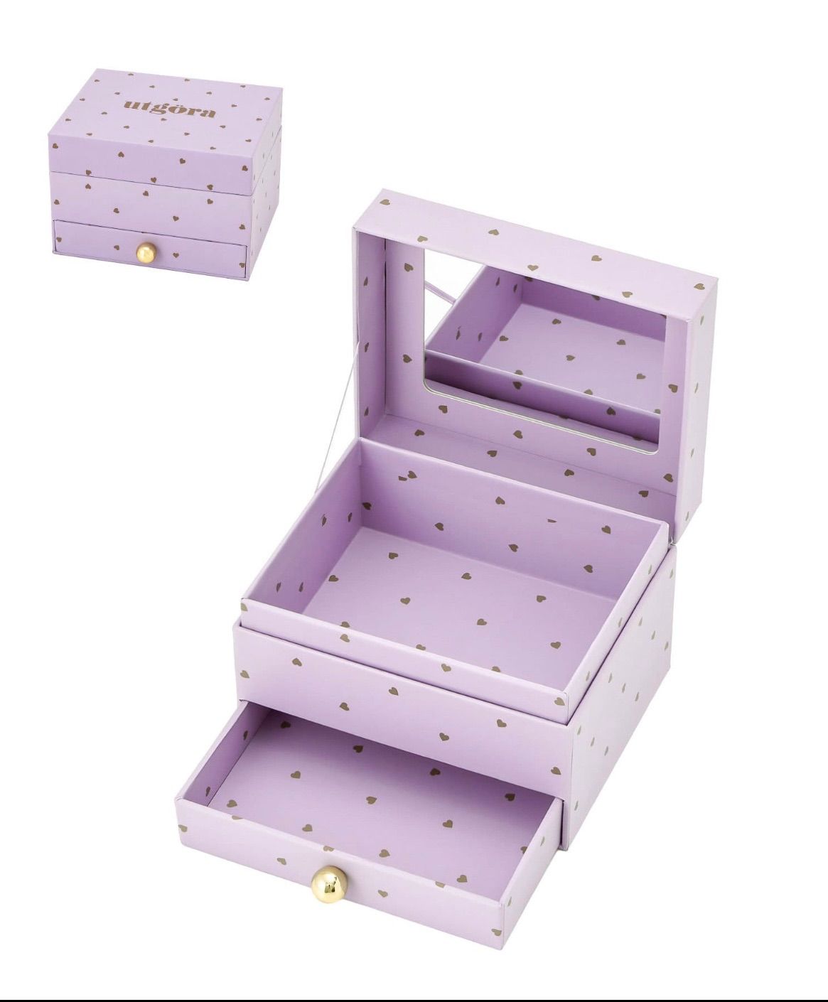 ❗️新品 スリーコインズ 3coins KIDS キッズ ミラー付収納BOX