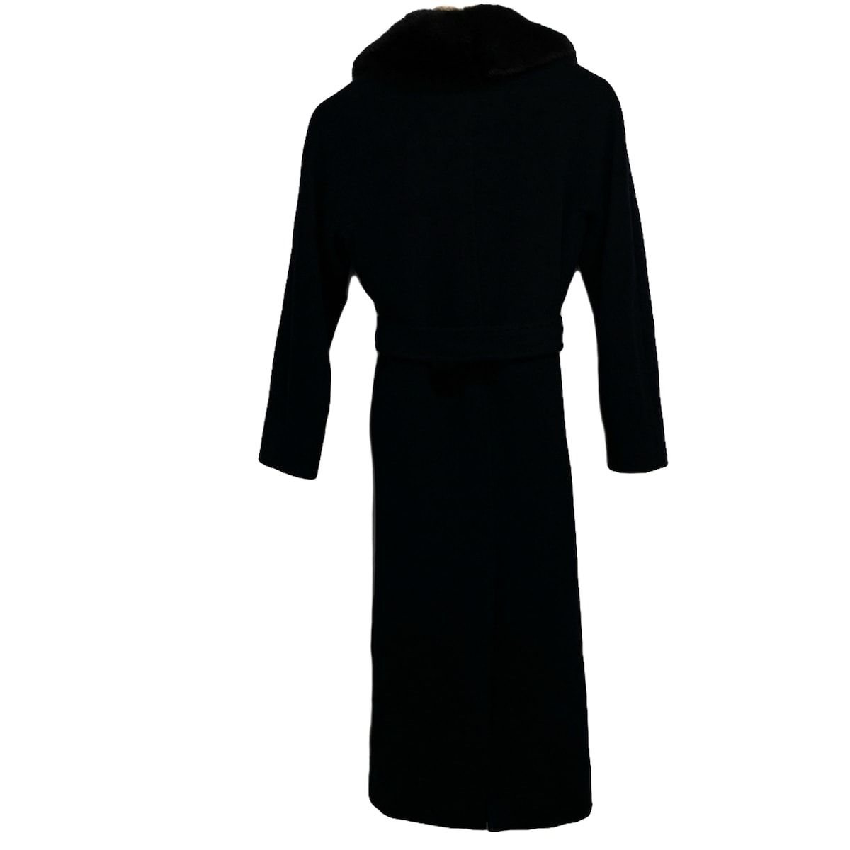 Max Mara STUDIO マックスマーラスタジオ コート サイズIJ 36 - ネイビー 長袖 ファー 冬 WWW_SIROKUMA-CORPORATION_COM