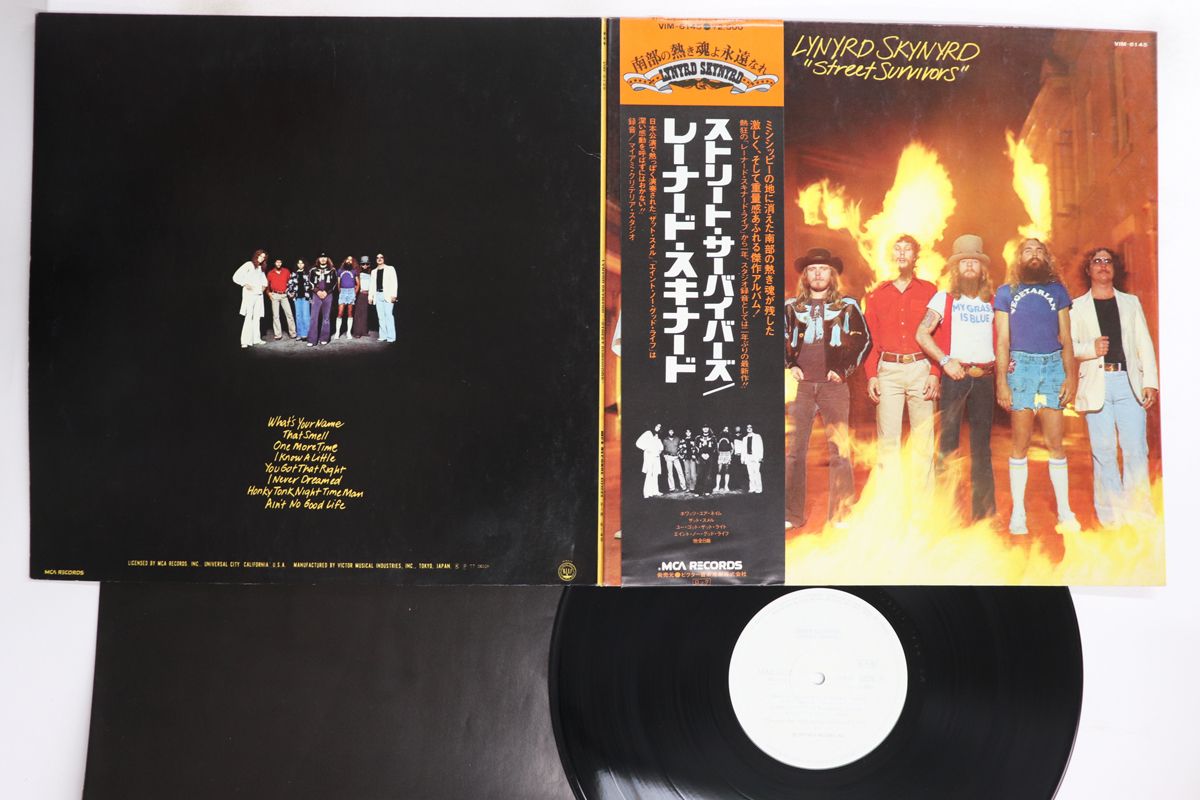 LP Lynyrd Skynyrd Street Survivors VIM6145PROMO MCA プロモ |00400