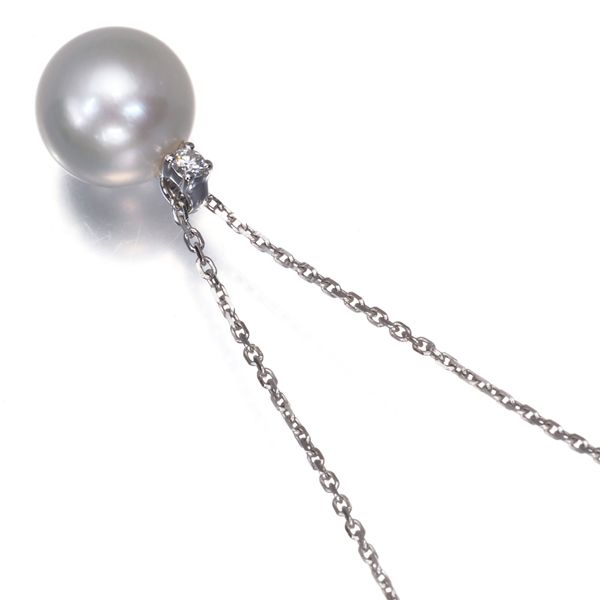 TASAKI タサキ ネックレス パール 真珠 8.0mm ダイヤ