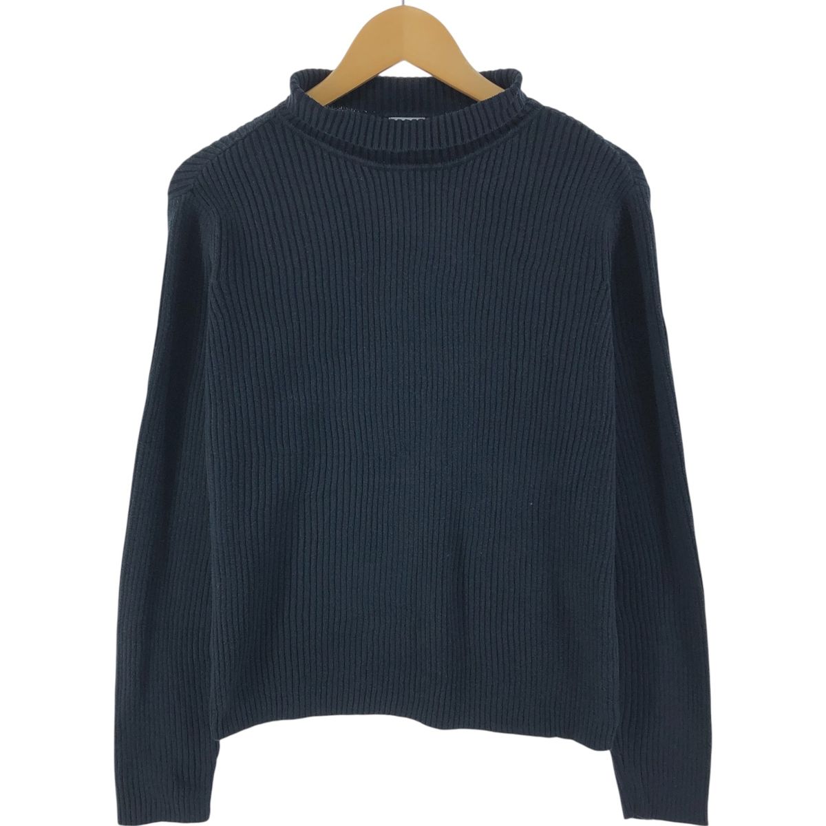   - 古着 90~00年代 カルバンクライン   JEANS リブ編み タートルネック コットンニットセーター レディースS相当 /eaa532255 古着 90~00年代 カルバンクライン Calvin klein JEANS リブ編み