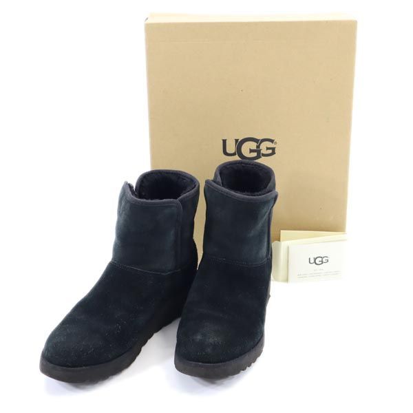 UGG 黒 ブーツ UGG ブーツ38 黒