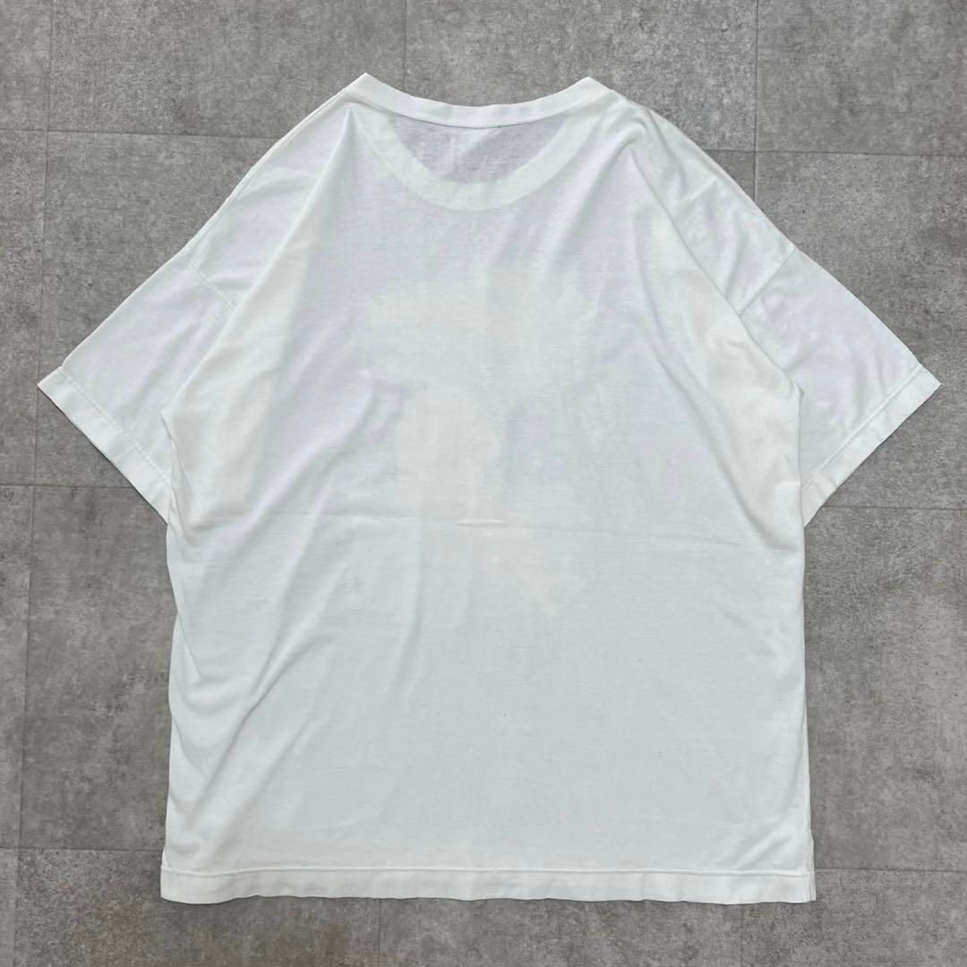 90s ユーロビンテージ エロT Tシャツ ジョークT 半袖 白 ホワイト 古着 