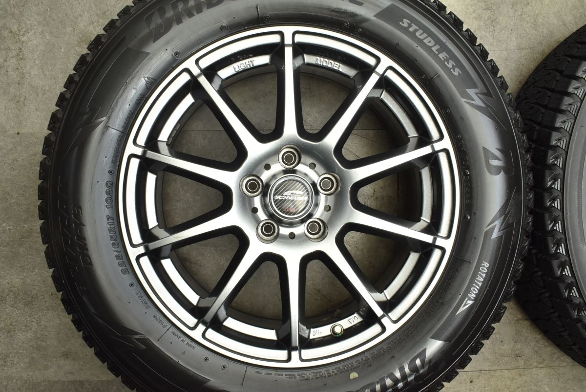 交換用に】シュナイダー 17in 7J +38 PCD114.3 ブリヂストン 