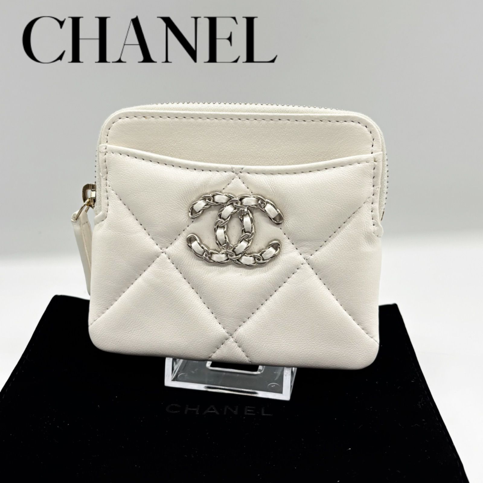 未使用に近い】CHANEL シャネル フラグメントケース ジップ 未使用に近い】CHANEL シャネル フラグメントケース ジップ