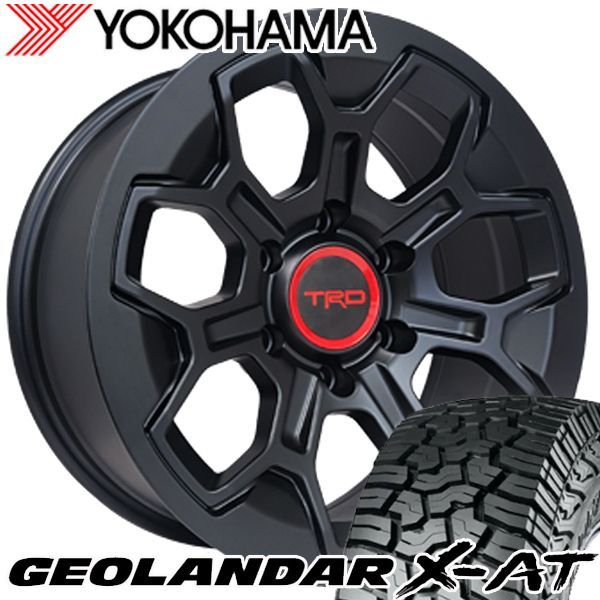 ハイラックス HILUX GUN125 プラド FJクルーザー タコマ 新品 17インチ タイヤホイール 4本セット YOKOHAMA  GEOLANDAR ヨコハマ ジオランダー X-AT 265/65R17 265/70R17 オールテレーン オフロード - メルカリ