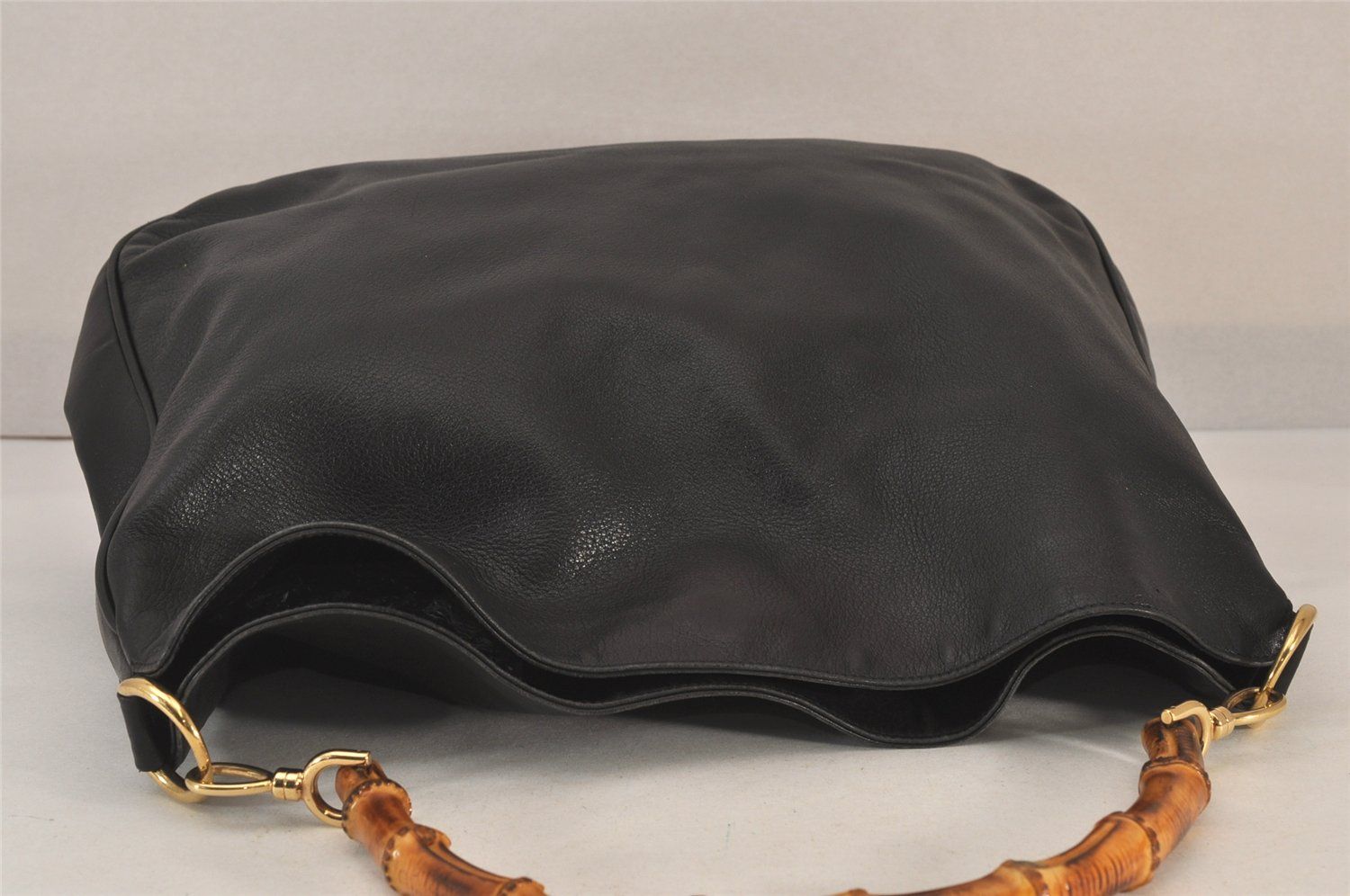 グッチ 2way バンブー ショルダーバッグ 革 ブラック 肩掛け ポケット 楽天市場】【バッグ】GUCCI グッチ バンブー ハンドバッグ