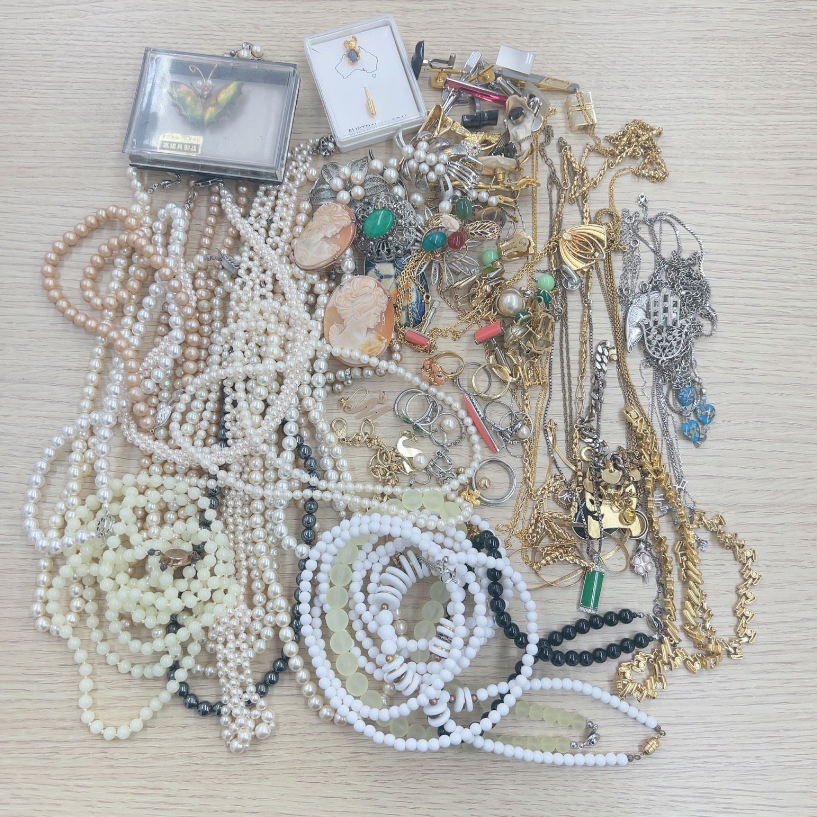 ネックレス ブレスレット ブローチ イヤリング ピアス まとめ セット