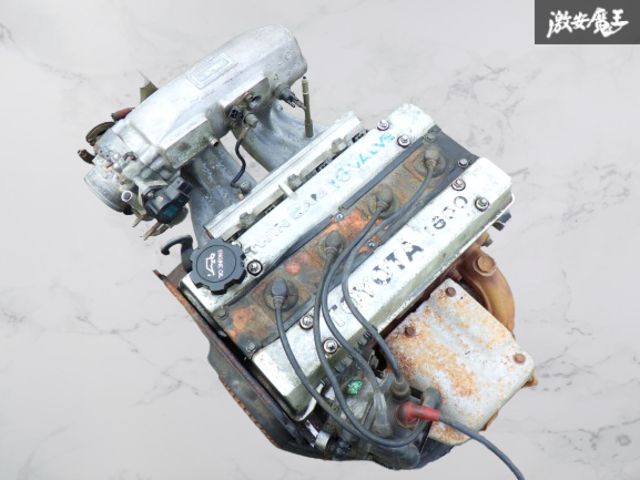 【完全実動品！】 TOYOTA トヨタ 純正 AE86 レビン トレノ 4A-GE 4AG  エンジン 本体 インマニ サージタンク スロットル棚33-3