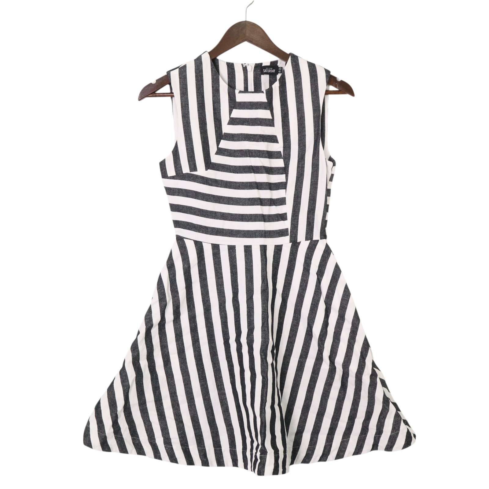 Kate Spade ノースリーブ ワンピース サイズ2 グレー 花モチーフ