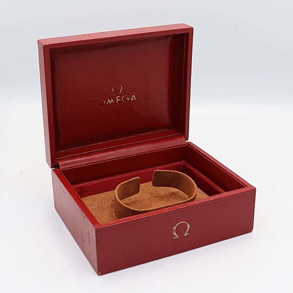 良品 オメガ アンティーク 空箱/BOX/ケース レッド レディース