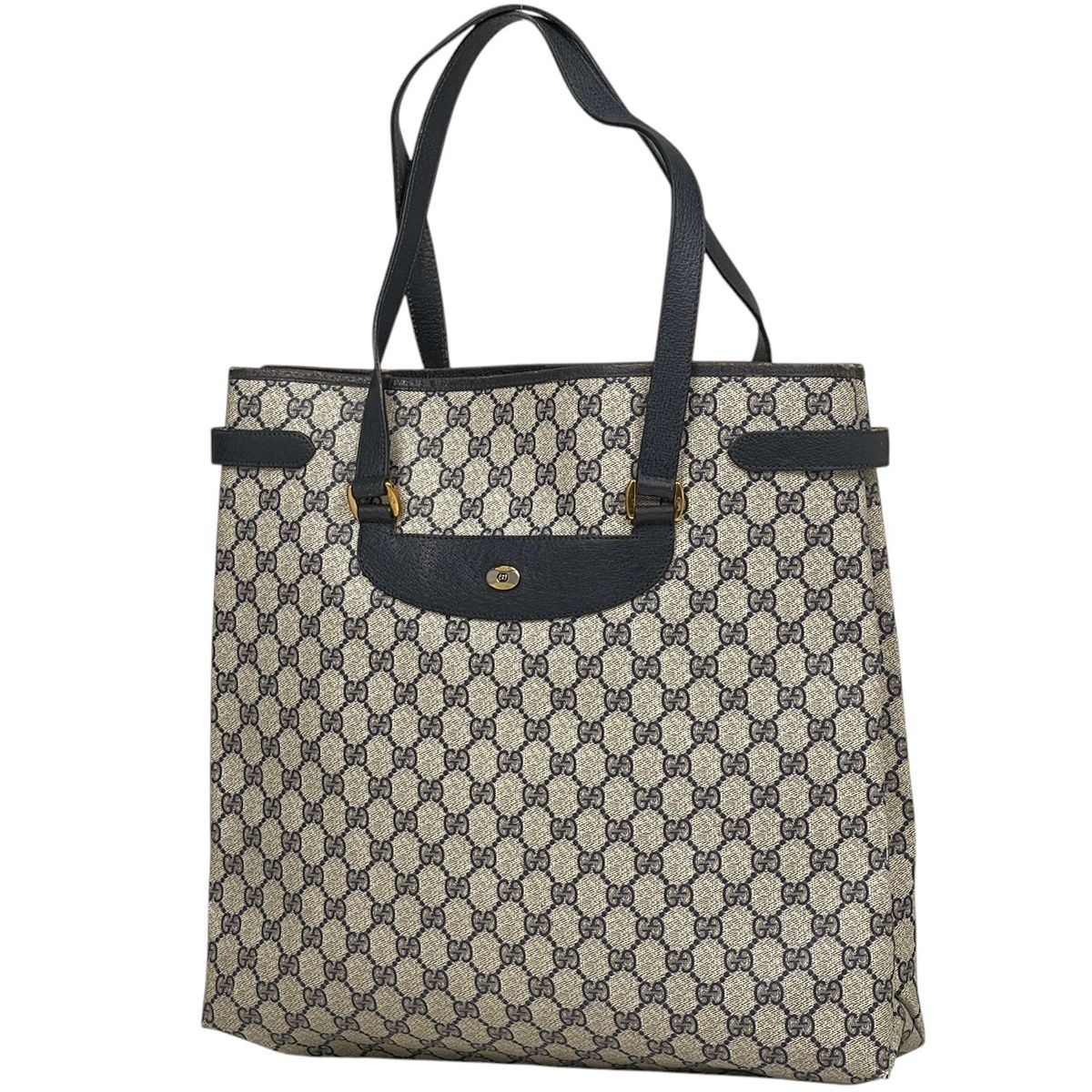 グッチ GUCCI GG柄 トートバッグ ショルダーバッグ グッチ 3902061 トートバッグ コーティングキャンバス グレー ネイビー レディース