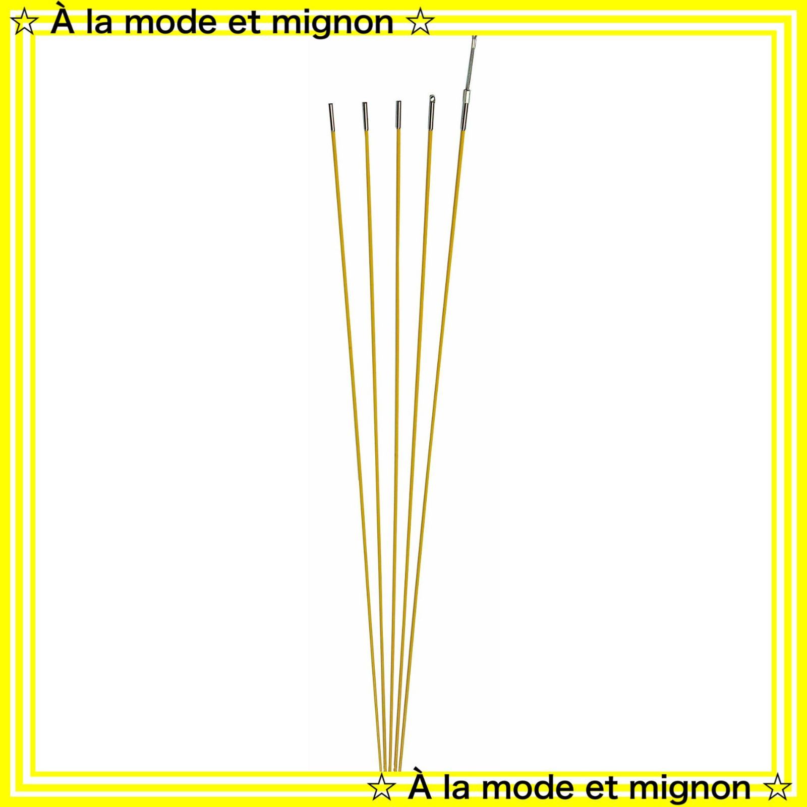 新品未使用】JF-450 ケーブル索引具 5本 イエロー φ4mm×1.0m