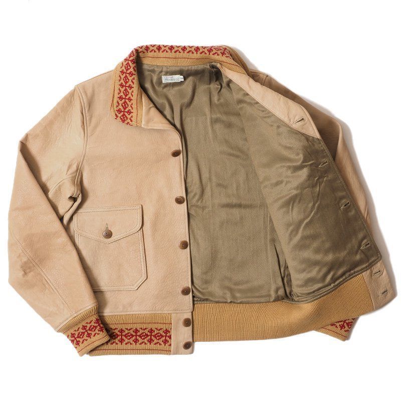 未使用品 直営店限定 WAREHOUSE ウエアハウス A-1 TYPE LAMB