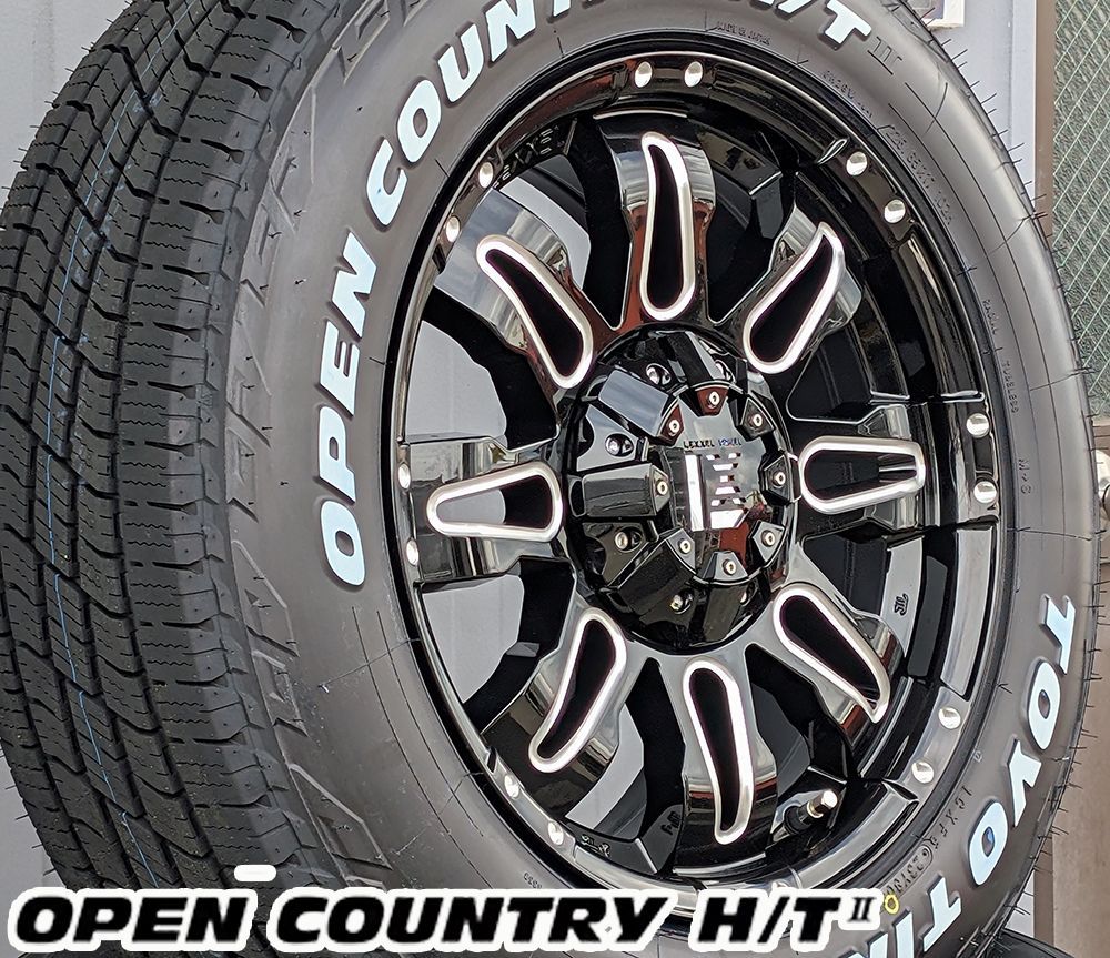 デリカD5 D5 RAV4 エクストレイル トーヨー OPENCOUNTRY HT2 225|65R17 ホワイトレター 17インチ タイヤホイール セット