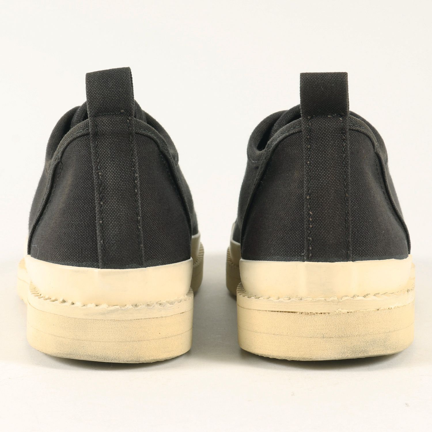 COMME des GARCONS コムデギャルソン スニーカー キャンバス ローカットスニーカー HOMME PLUS 90s～00s 初期  アーカイブ ブラック 黒 24.0cm シューズ 靴 ブランド