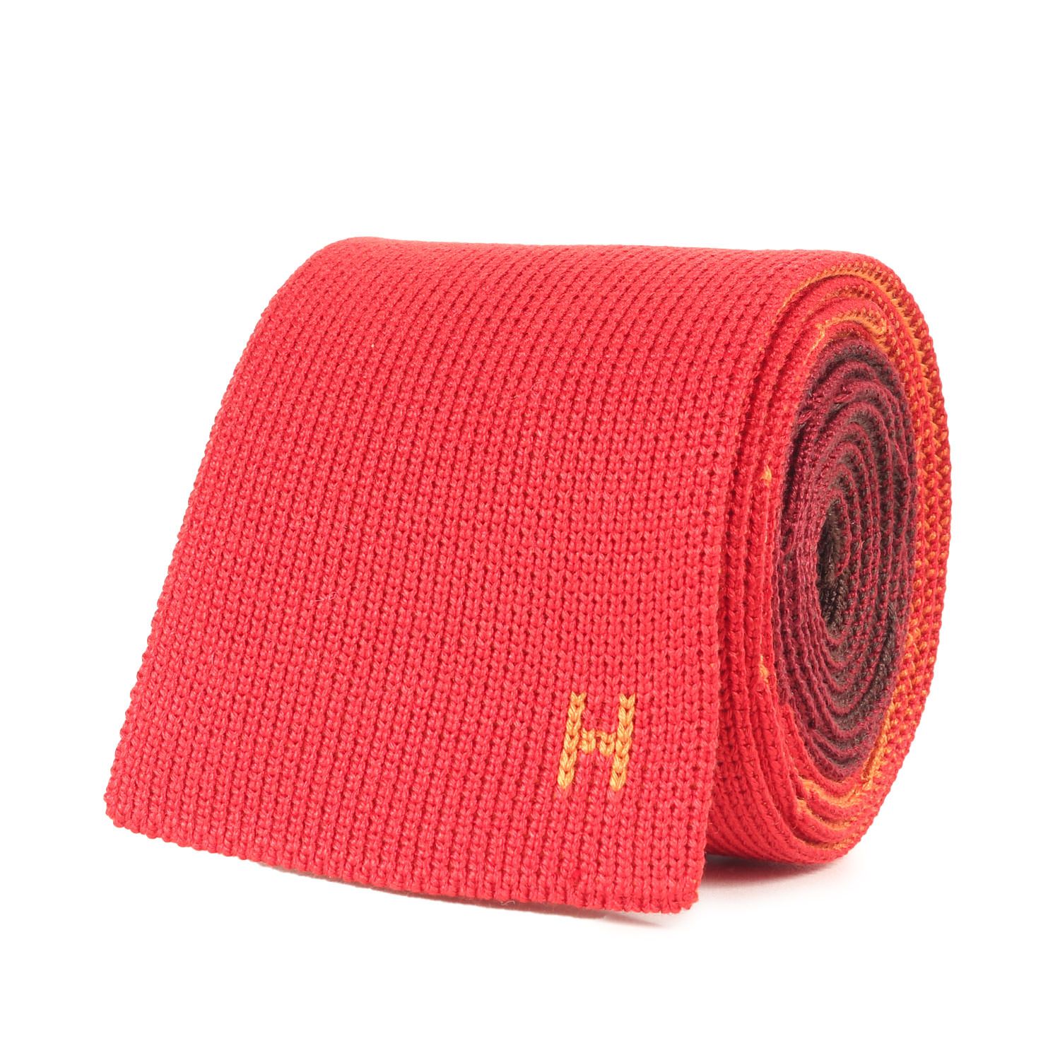 美品】HERMES エルメス ネクタイ | 4way Hロゴ シルクニットキャトル