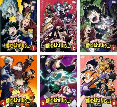 僕のヒーローアカデミア 4th 6枚セット 第64話～第88話 全巻セット アニメ DVD レンタル落ち