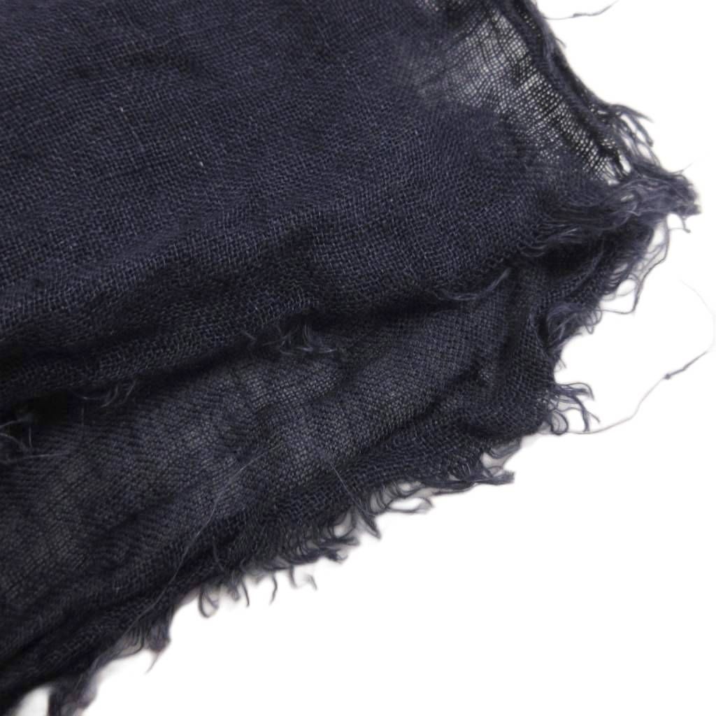 ダニエラグレジス DANIELA GREGIS ストール 大判 リネン 麻 紺  