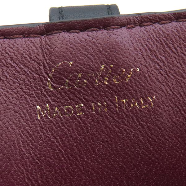 カルティエ Cartier ショルダーバッグ ホーボーバッグ SM レザー ブラック ゴールド金具 マストドゥ カルティエ 黒  CRL1002251 【箱】【中古】 Cartier - カルティエ Cartier ショルダーバッグ ホーボーバッグ SM