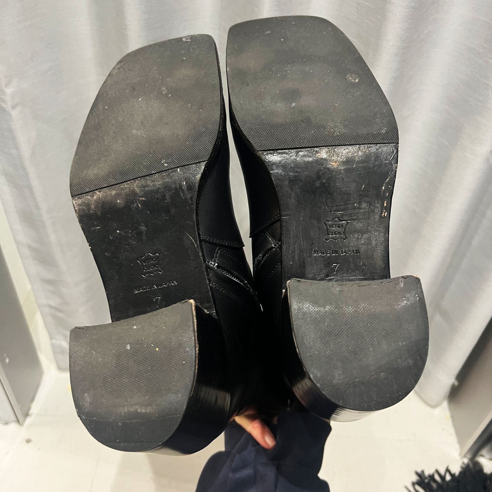 JOHN LAWRENCE SULLIVAN ジョンローレンスサリバン Square toe boots