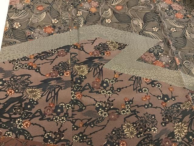 平和屋着物○訪問着 紅型 花丸文 正絹 逸品 AAAZ3778ck