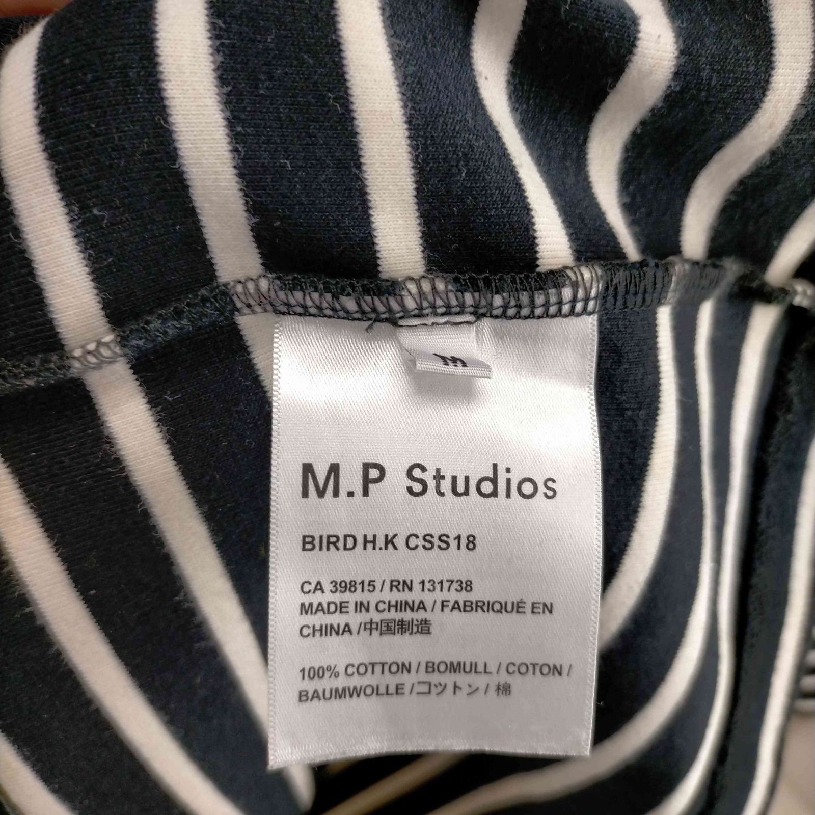 エムピー ストゥディオス M.P Studios MASONPRINCE ボーダー 
