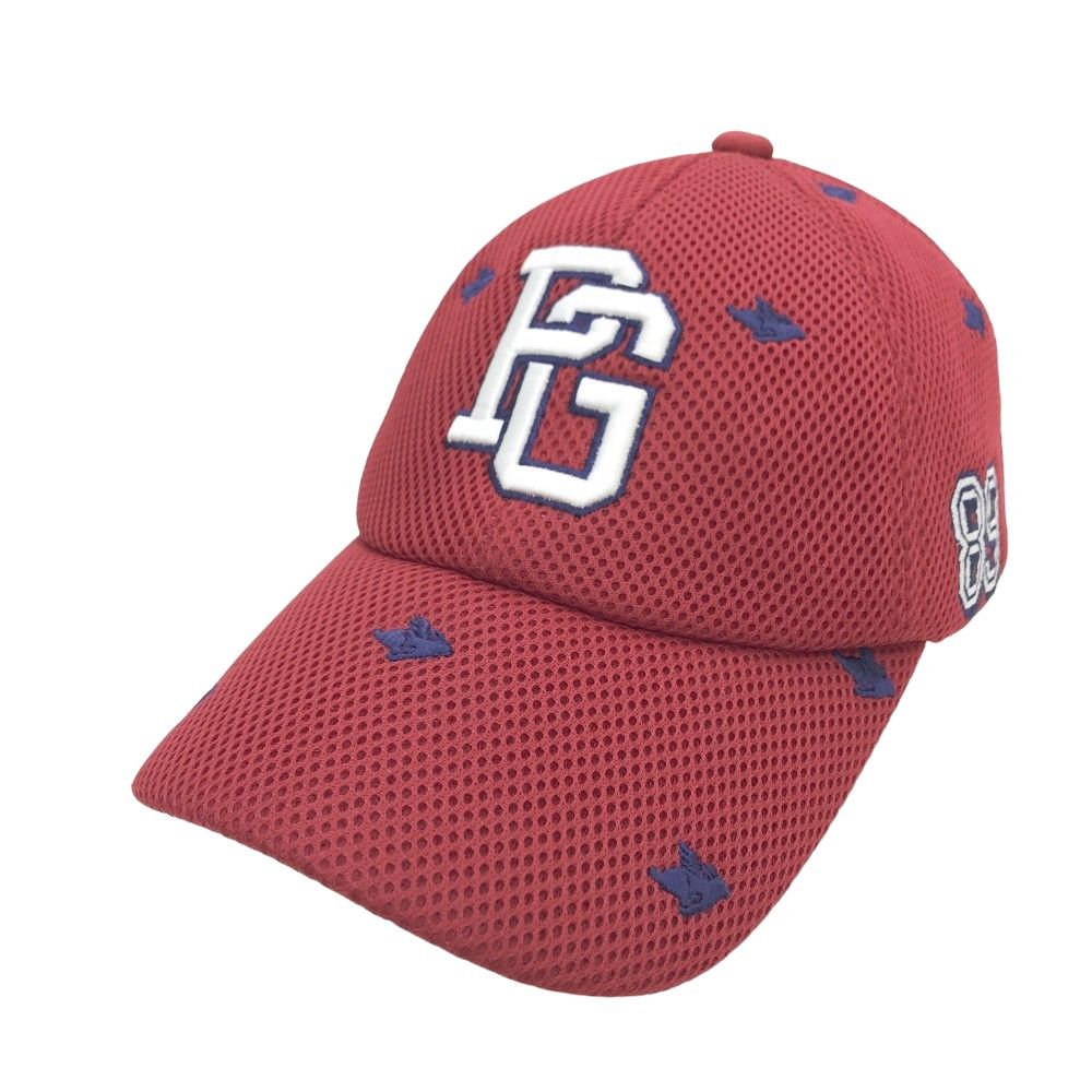 ☆値下げ☆パーリーゲイツ×PEANUTS キャップ ネイビー レッド