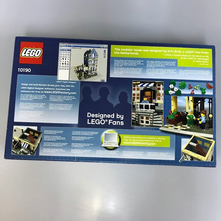 正規品 新品未開封 LEGO レゴ ファクトリー 10190 マーケット 