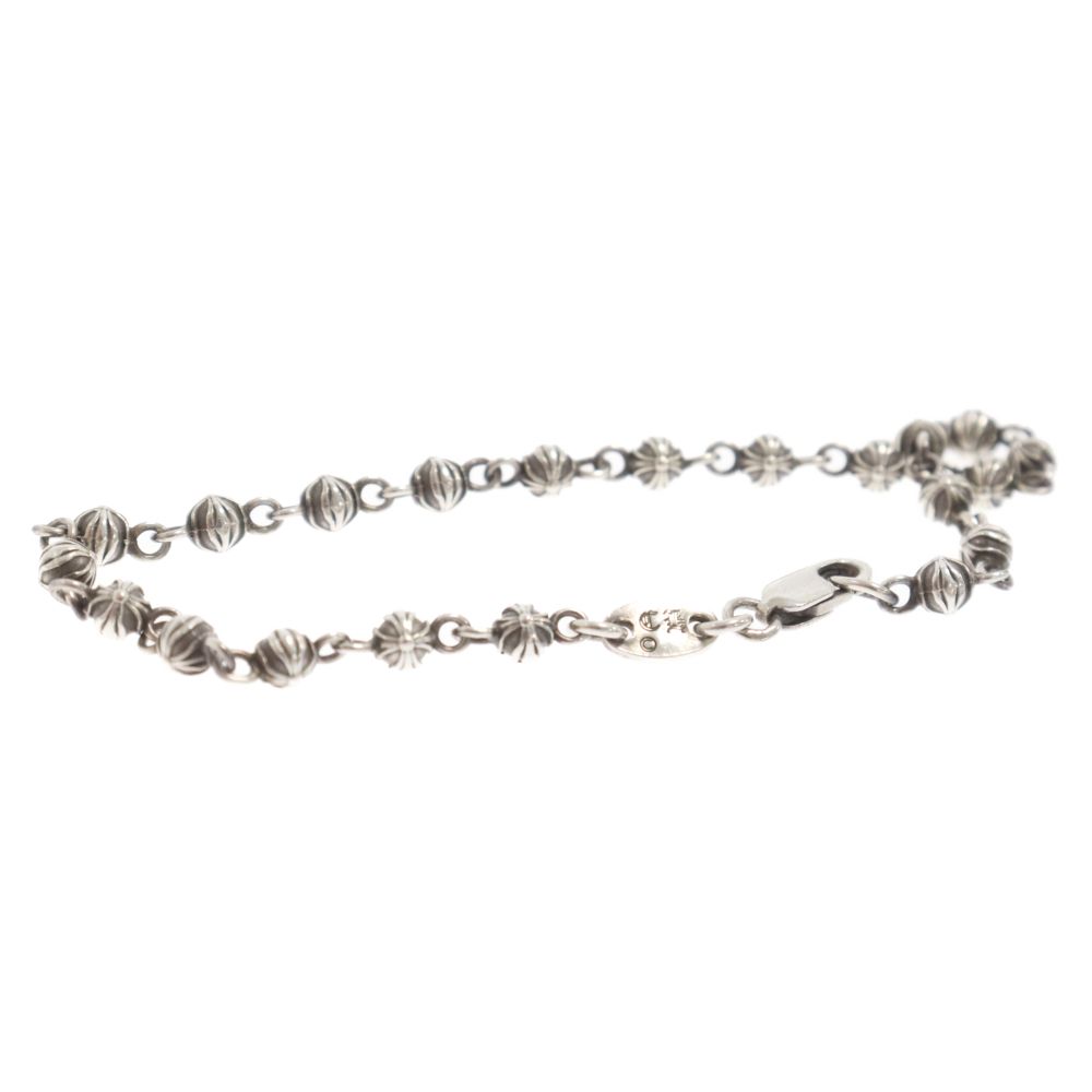CHROME HEARTS (クロムハーツ) TINY CROSS BALL BEADED BRACELET