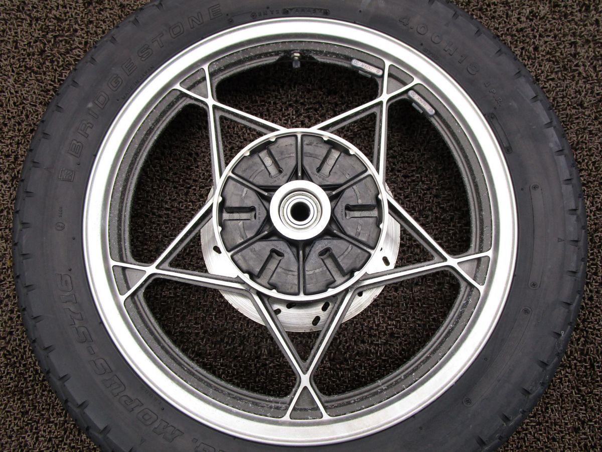 GSX750S カタナ リアホイール ディスク 星型 □A6262 GS75X スズキ GS75X 刀 KATANA キャブ車