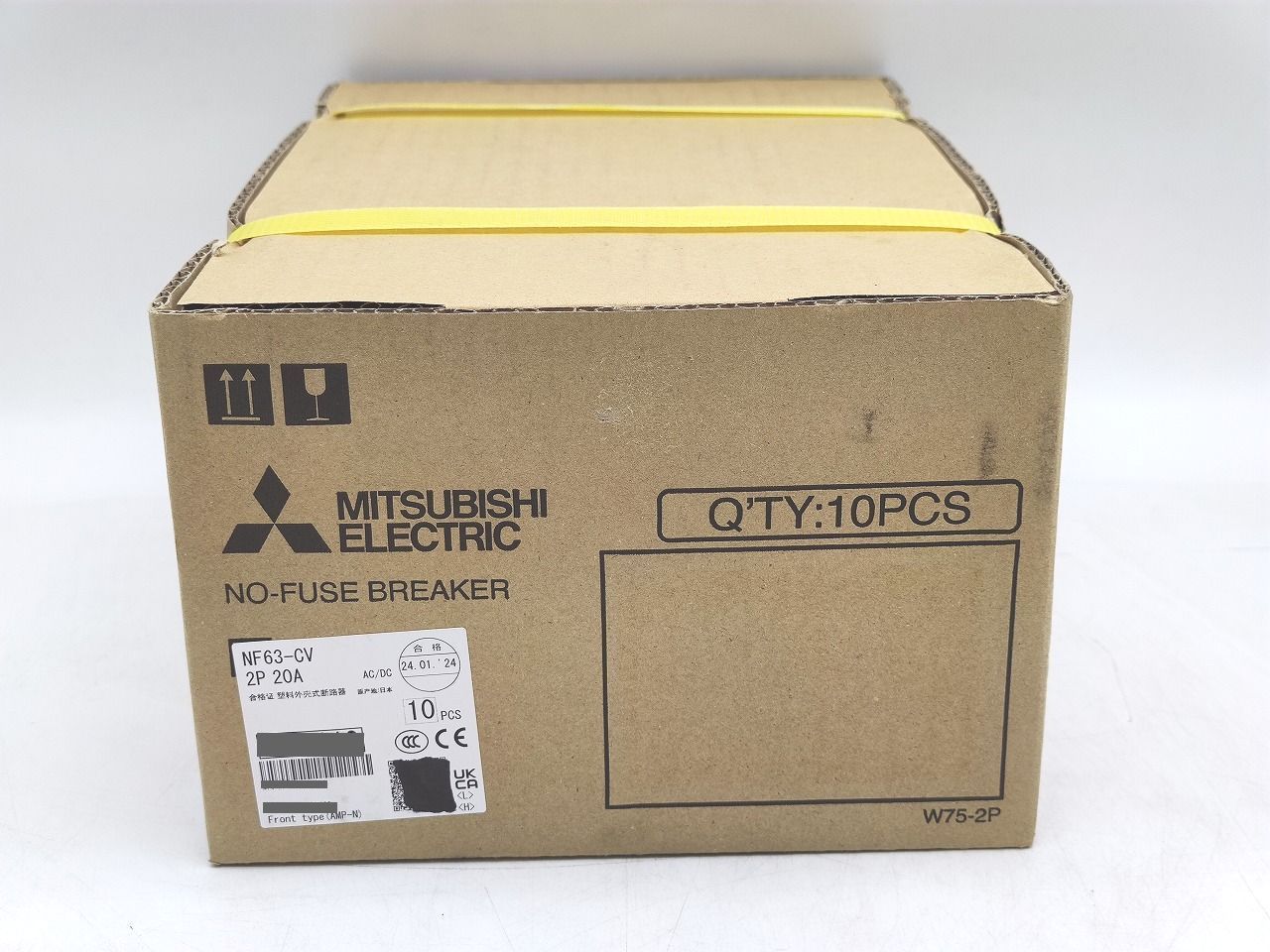 インボイス対応 本体×10個入り 三菱 MITSUBISHI NF63-CV 2P 20A その2