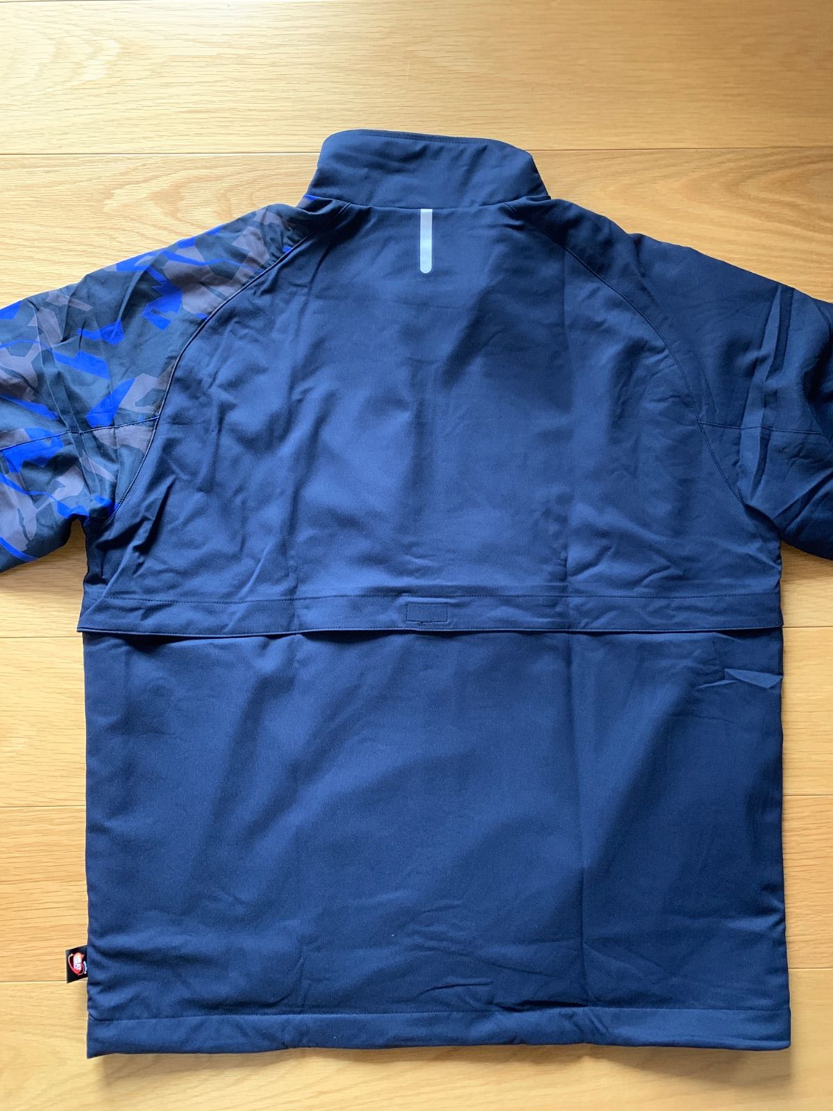 YONEX ウィンドウォーマーシャツLネイビーブルー