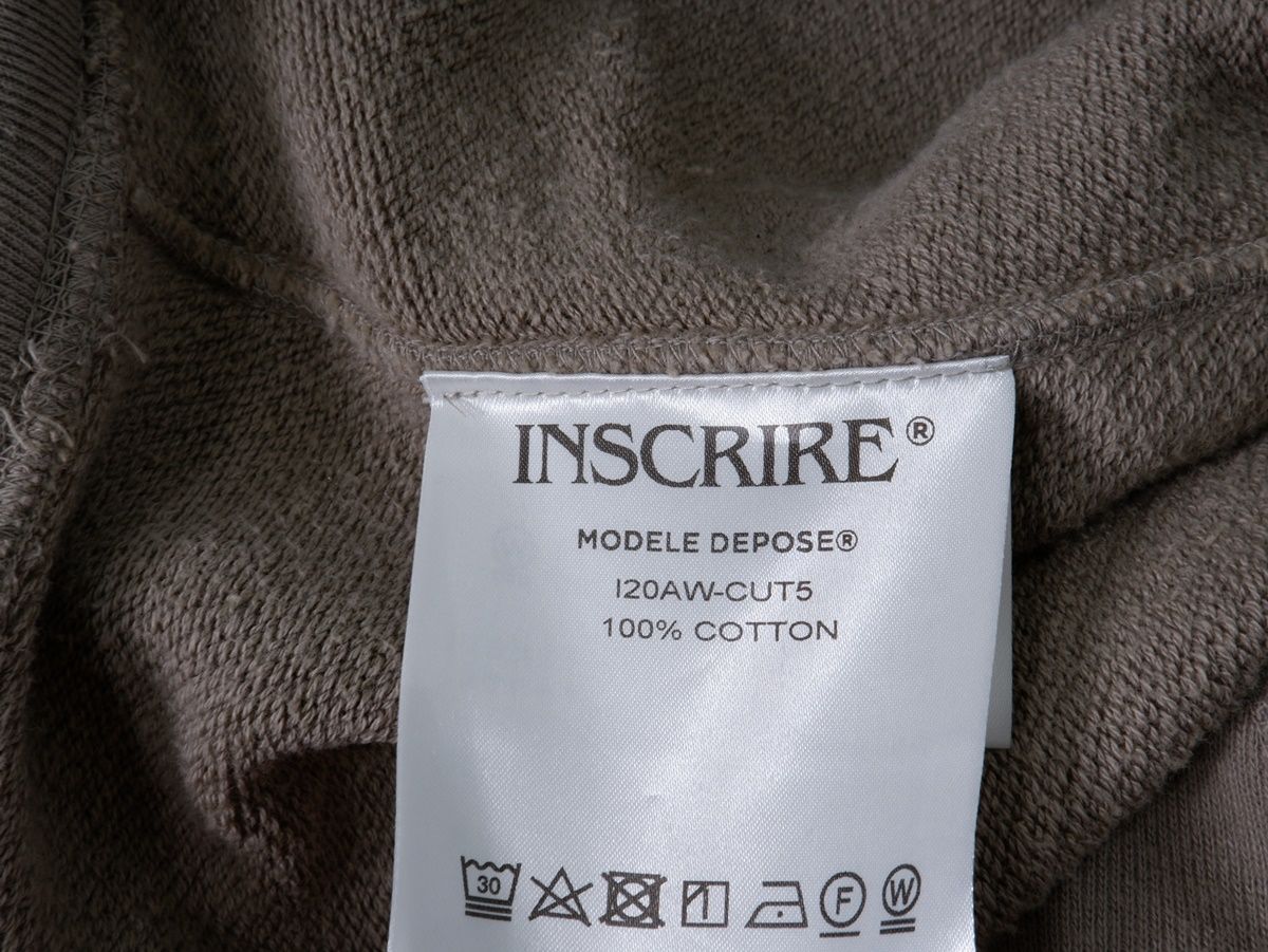INSCRIRE - INSCRIREアンスクリア 製品染めクルーネックスウェット【フリー】【LTSA77891】 INSCRIREアンスクリア 製品染めクルーネックスウェット【フリー