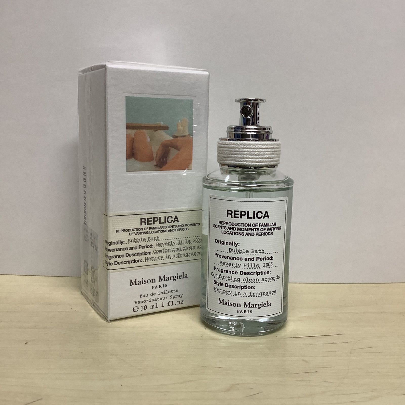 マルジェラ バブルバス30ml箱、紙袋付き