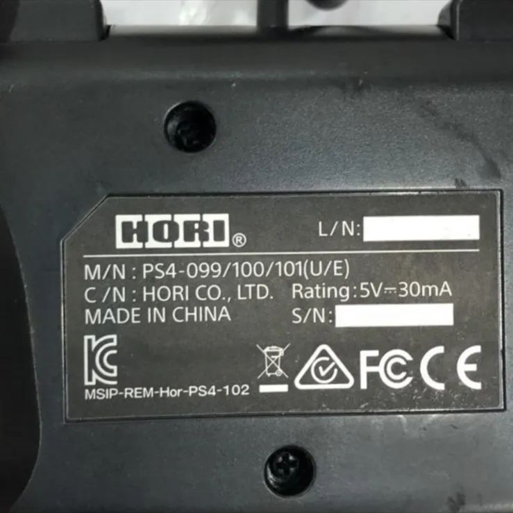 PS4 ワイヤードコントローラーライト HORI ホリ PS4-099 ジャンク - メルカリ