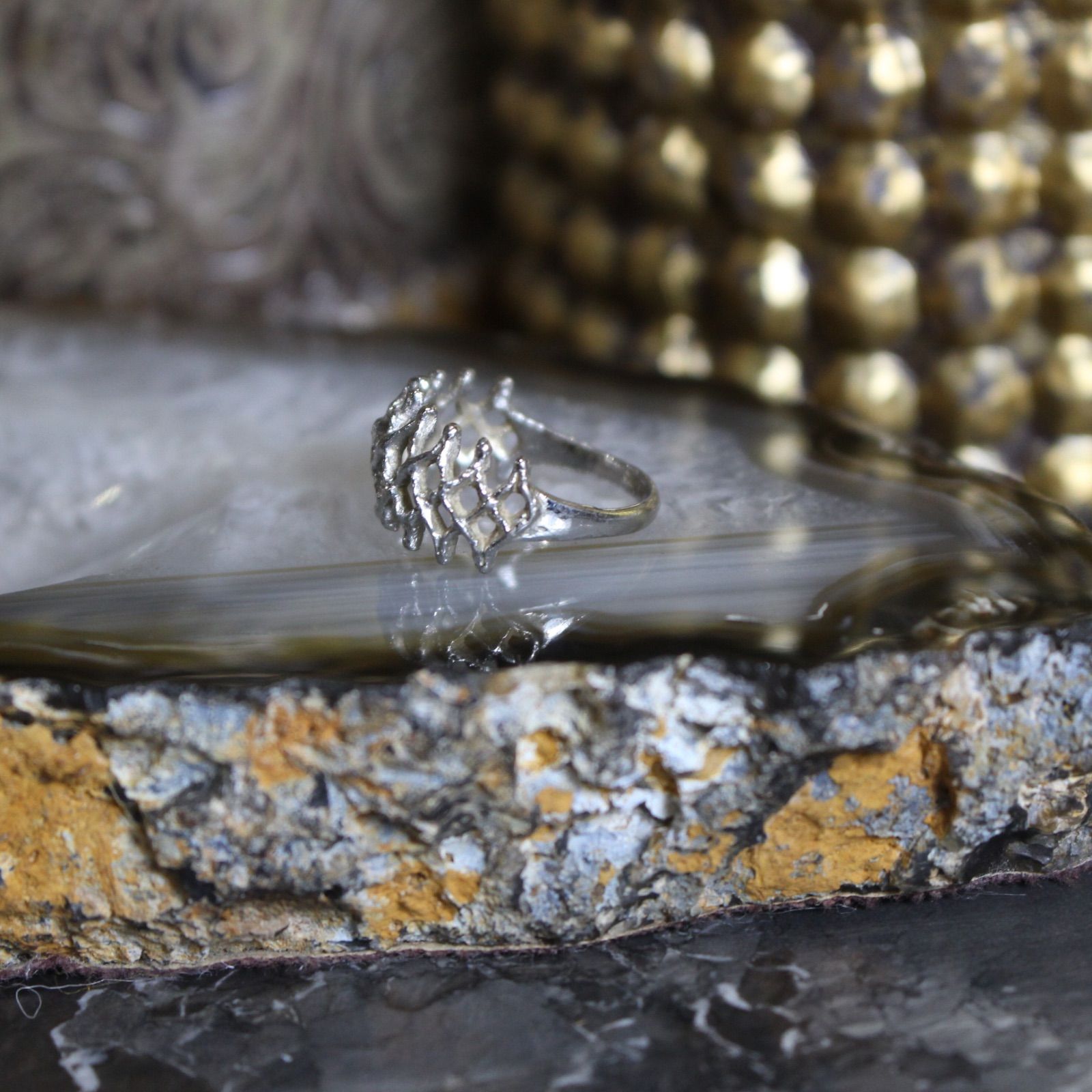 USA VINTAGE DESIGN SILVER RING/アメリカ古着デザインシルバー