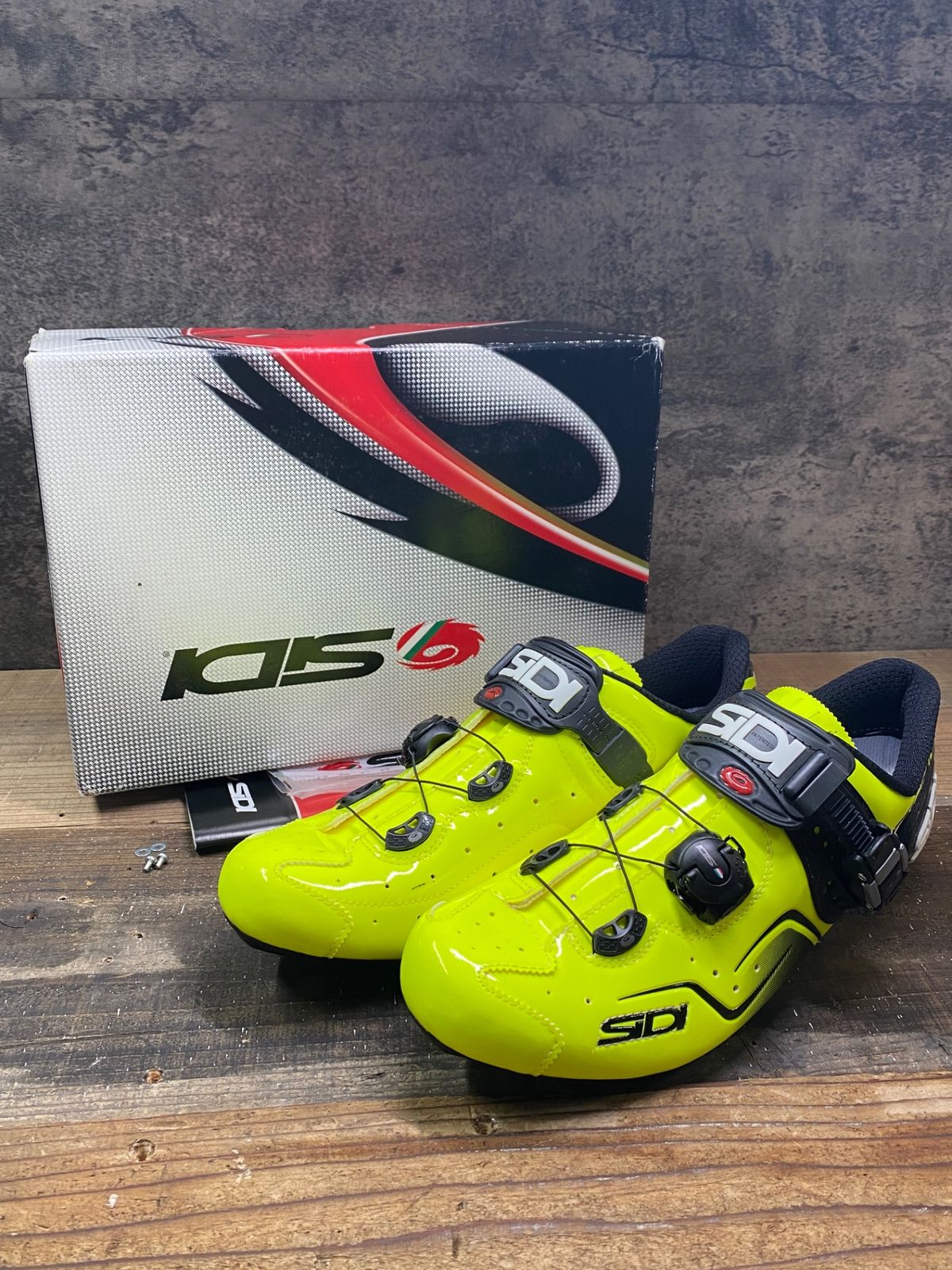 IQ034 シディ SIDI KAOS ビンディングシューズ ネオンイエロー EU44