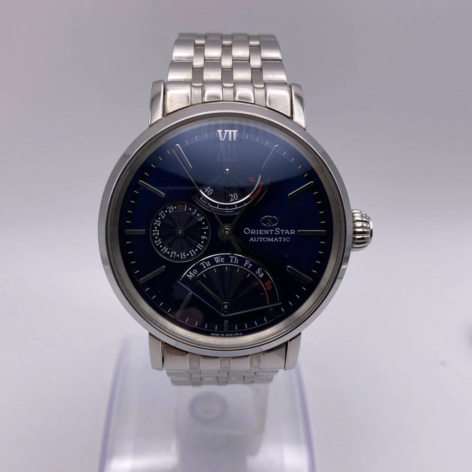 ORIENT STAR レトログラード ネイビー 