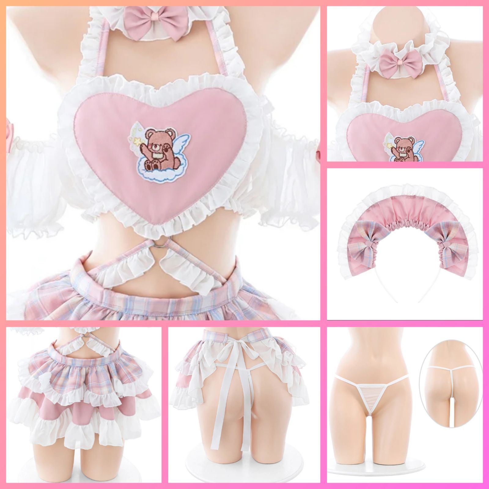 新作☆新品❗❗】ストッキング付♥️セクシー姫メイド メイドコスプレ