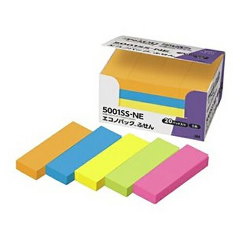 まとめ ふせん スリーエム ポスト イット Ｒ 製品 エコノパック ＴＭ 製品シリーズ 5001SS-NE 4548623087283 ●エコノパック 1個 ×5セット